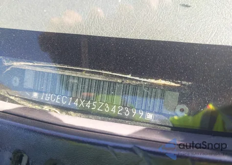 2005 Chevrolet Silverado 1500 Work Truck from USA, damaged, VIN 1GCEC14X45Z342399